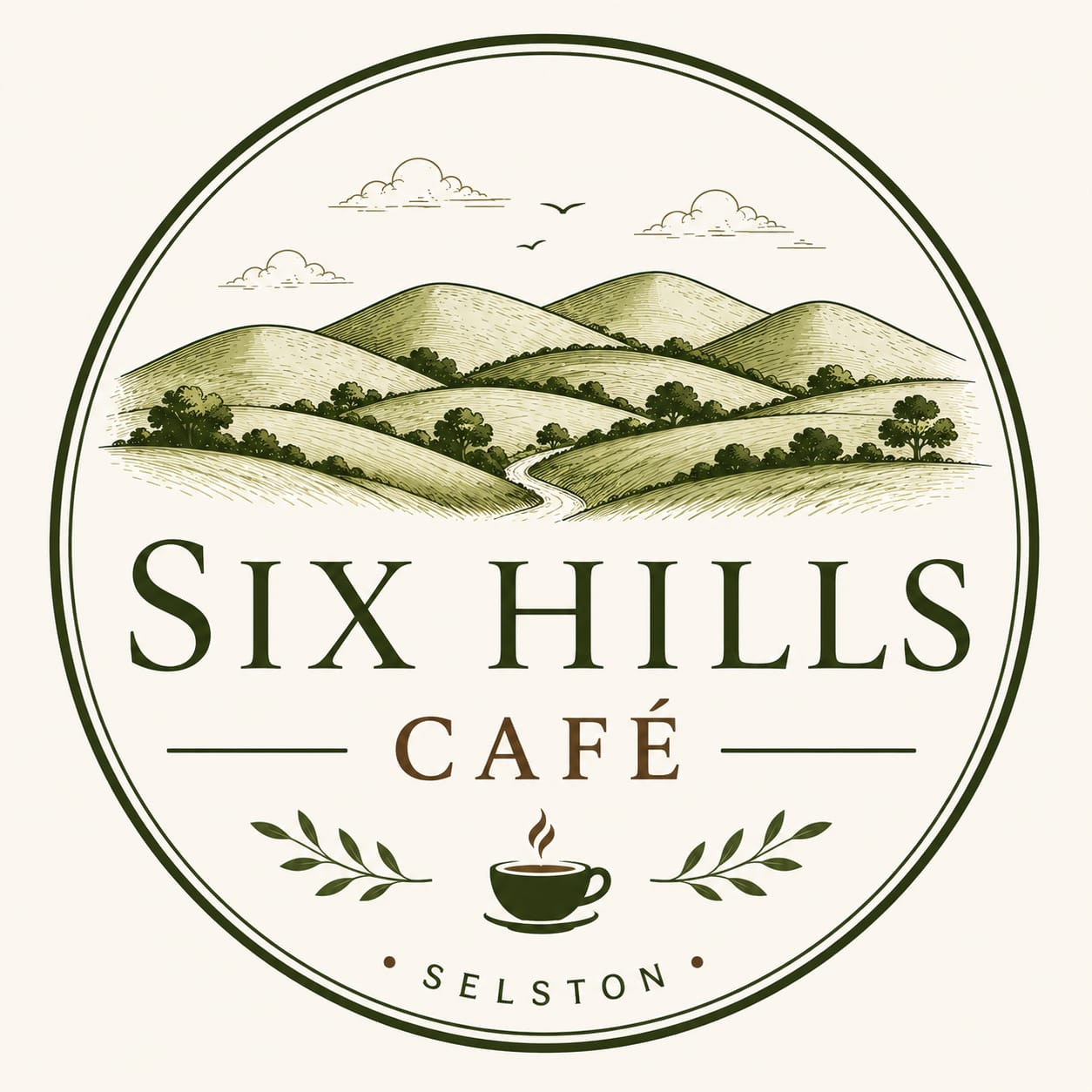 Six Hills Cafe logo